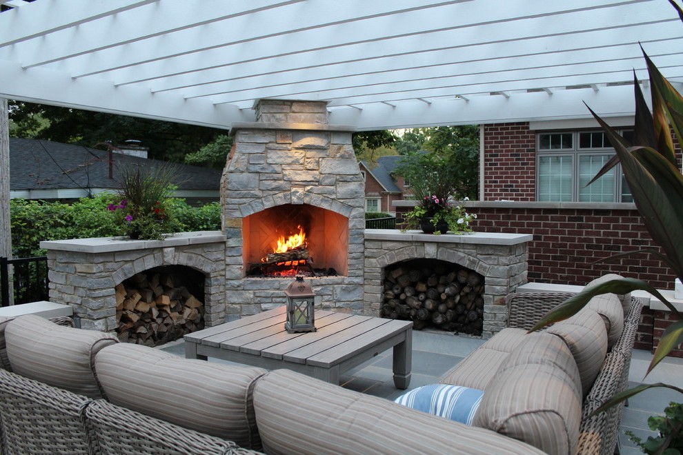 outdoor patio fireplace designs for backyard ZNNJUCO