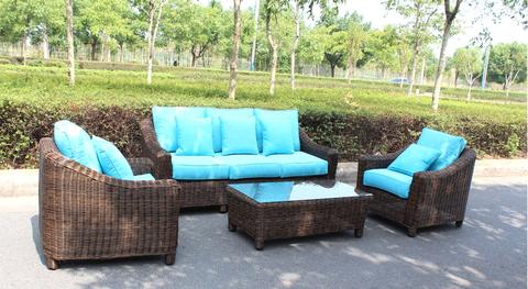 outdoor patio furniture sets catalina full round weave 4 piece wicker outdoor patio furniture set HTVZXCS