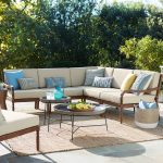 outdoor patio sets napa modular acacia wood 5-piece outdoor seating patio set DHUYRET