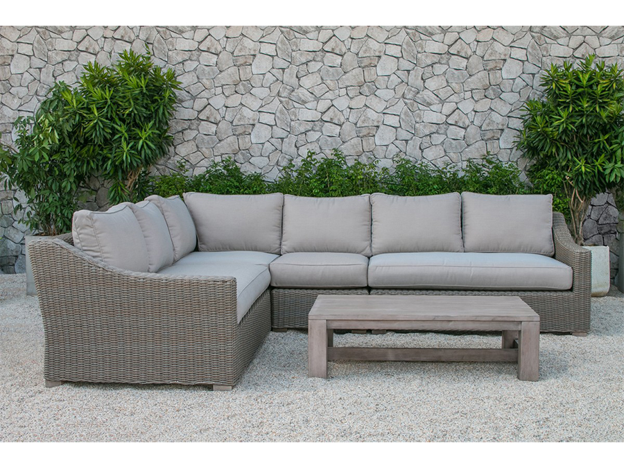 outdoor sectional sofa quinlan outdoor beige sectional sofa set MIJPKHD