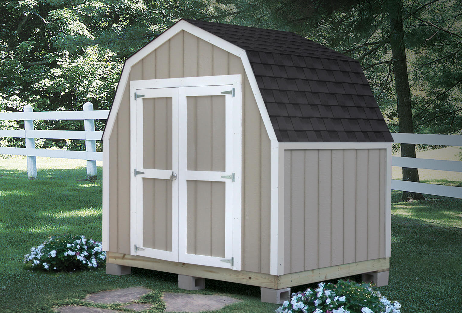 outdoor shed delivered. built. guaranteed. WKANTBY