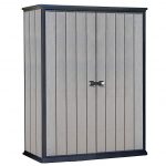 outdoor storage amazon.com : keter high store 4.5 x 2.5 vertical outdoor resin storage TGWUFSP