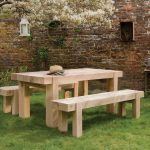 outdoor table the outdoor oak table BVSFNQB