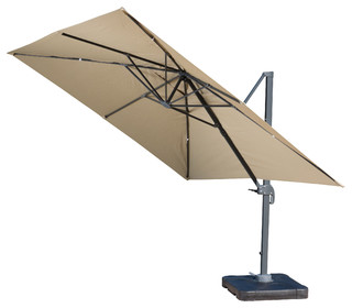 outdoor umbrella bayside outdoor deluxe umbrella - transitional - outdoor umbrellas - by GOYDGIN