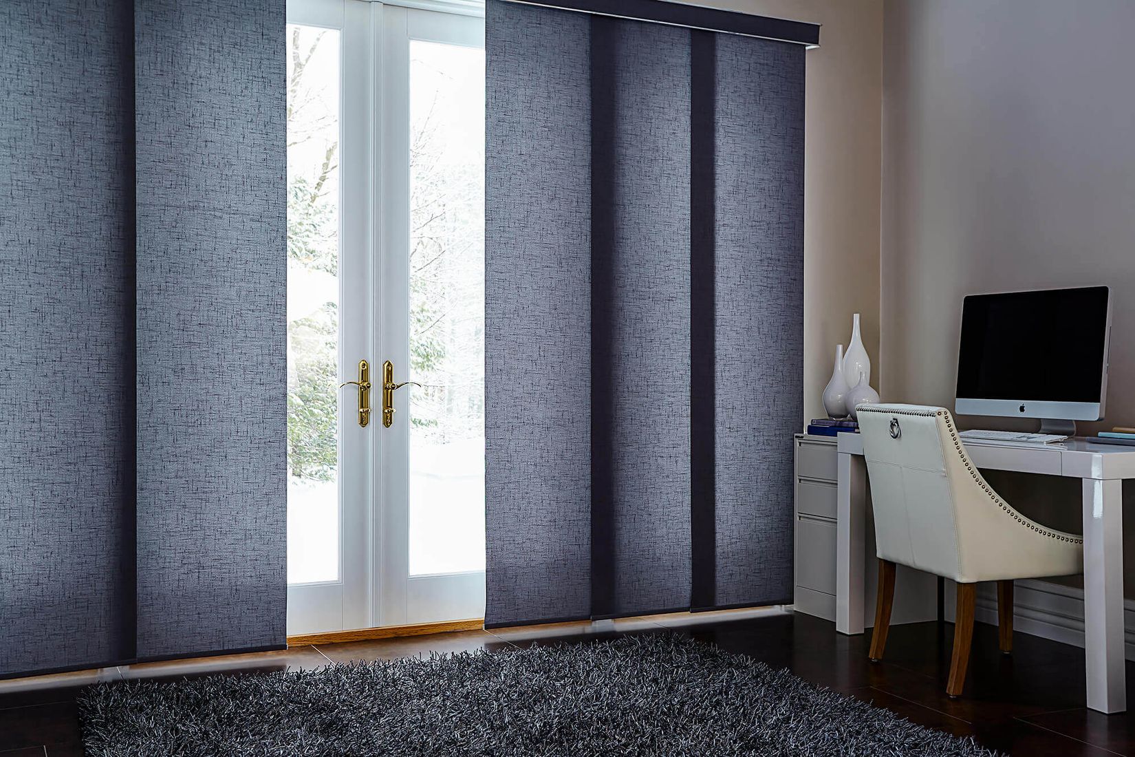 panel track blinds panel tracks are great for larger windows and patio doors, the fabric FZXPKWP