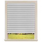 paper blinds original light filtering pleated paper shade white, 36u201d x 72u201d, 6- TVSYUME