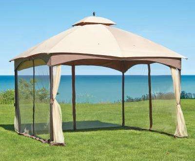 patio canopy massillon 10 ft. x 12 ft. double roof gazebo VDFKTDS