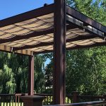 patio canopy retractable deck u0026 patio canopies POZNREU