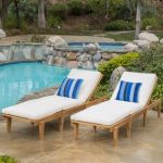 patio chaise lounge ardsley reclining chaise lounge with cushion (set of 2) CZVLCEO