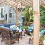 patio decorating ideas see how we transformed our boring back yard with the addition of DTVHMQT