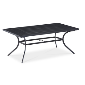 patio dining table display product reviews for kingsmead 40-in w x 70-in l rectangle steel MRTFWHO
