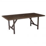 patio dining table home decorators collection bolingbrook metal rectangular outdoor patio  dining table RUBNTLJ