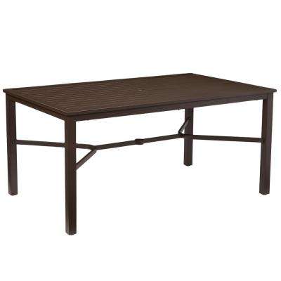 patio dining table mix and match rectangular metal outdoor dining table IDRKPCZ