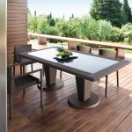 patio dining tables st tropez outdoor wicker dining table and chairs modern-patio YZYSVLI
