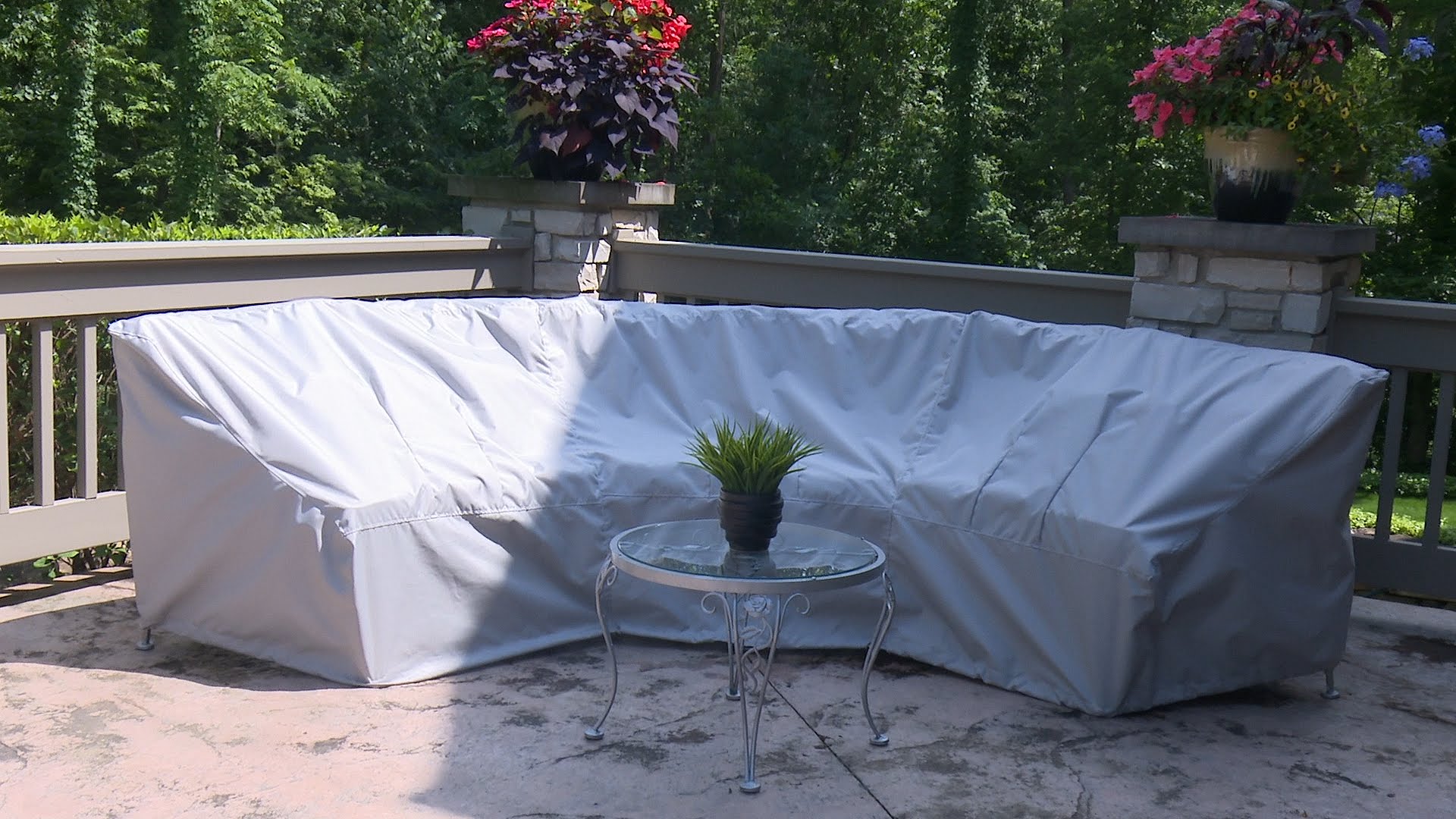 patio furniture covers how to make a cover for a curved patio set - sewing DPJORYJ