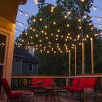 patio lighting hang patio lights across a backyard deck, outdoor living area or patio. BDLVOAI