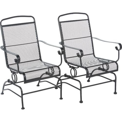 patio rocking chairs amazon.com : outdoor steel mesh patio rocking chair set : garden u0026 JWHGCZV