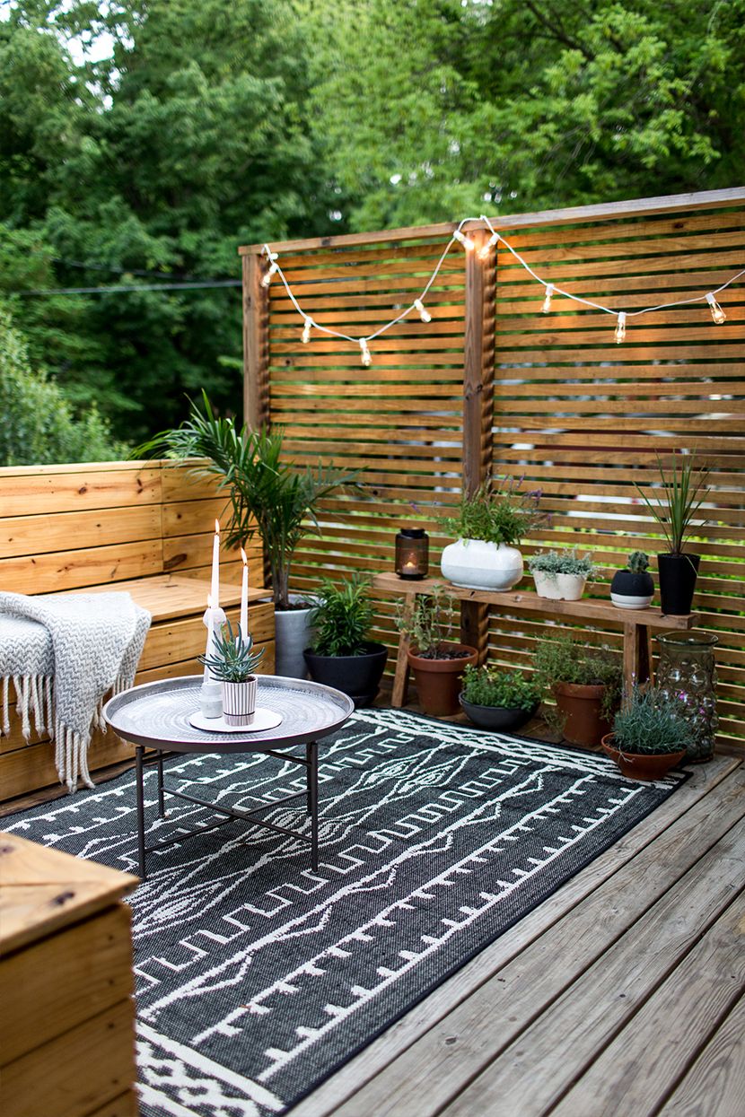 Give it that Interior appeal by using Patio Rugs on your Patio
