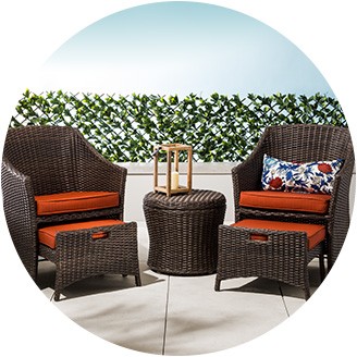 patio sets small-space patio furniture ZTGJQIO