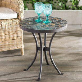 patio side table brie mosaic side table XSRKKBK