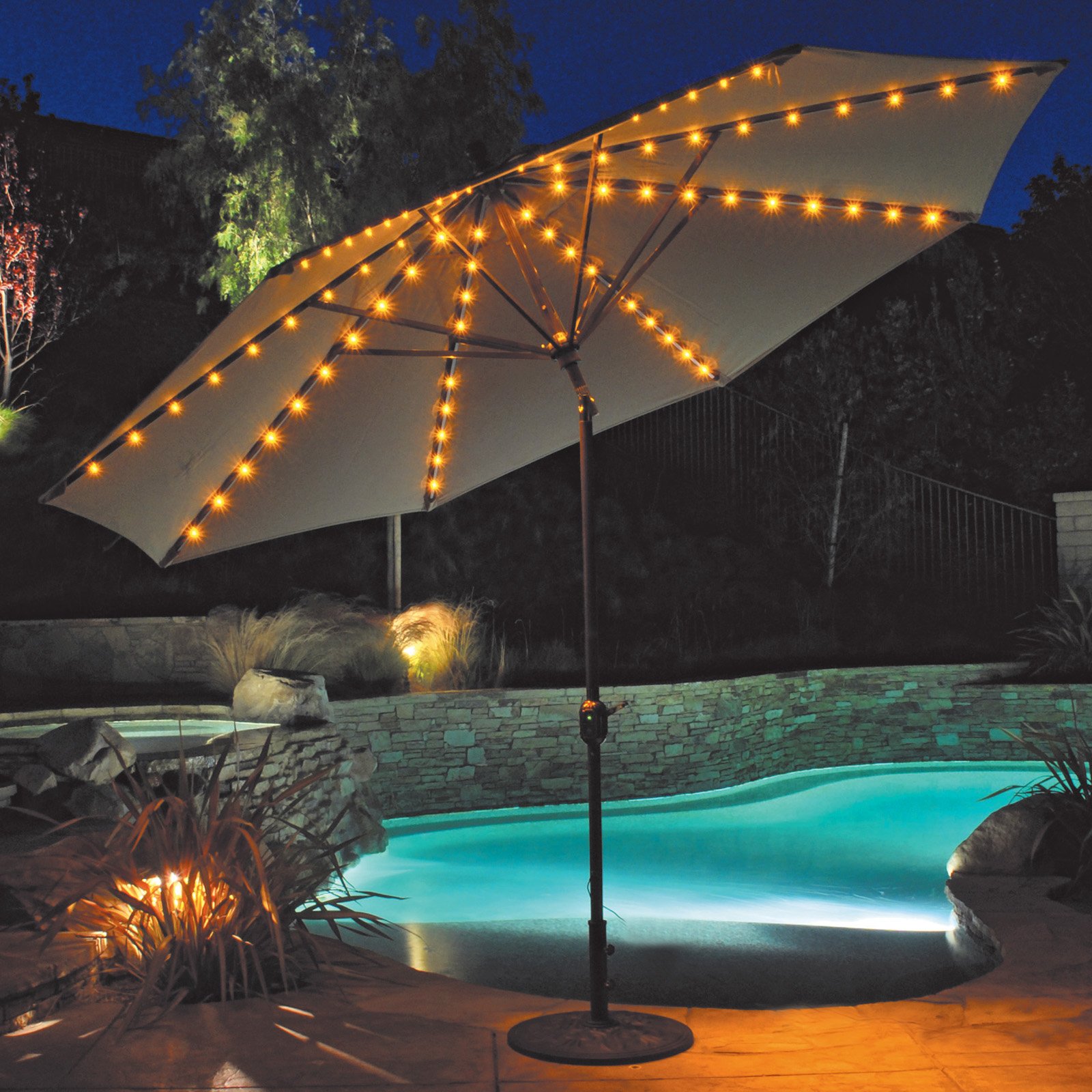 patio umbrella lights outdoor light for target outdoor umbrella lights and endearing battery  powered KHRQNQS