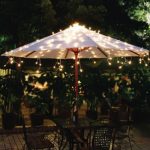 patio umbrella lights solar umbrella string lights in white ENLNOMM