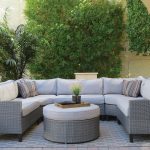 picture of oahu outdoor sectional sofa with ottoman AUMOYXM