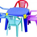 plastic furniture plastic table chair set GJJEFPA