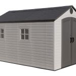 plastic garden shed lifetime 8x12 outdoor storage shed kit w/ floor EFJTMBS