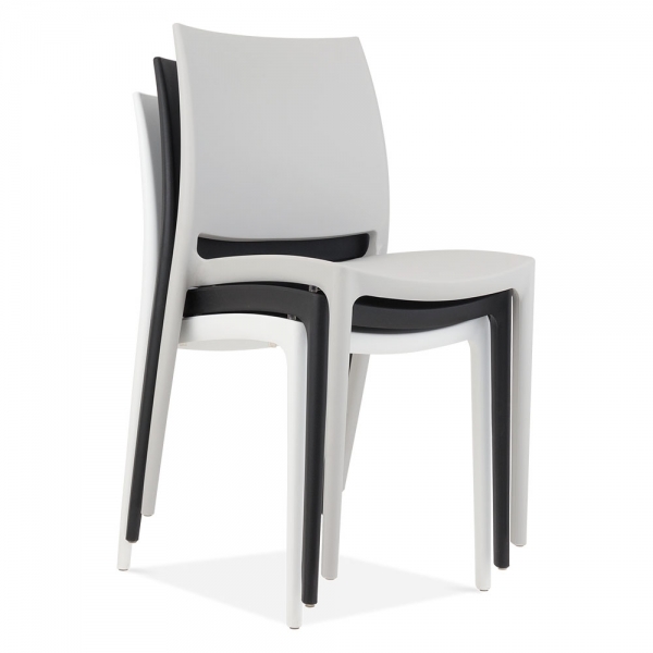 plastic outdoor chairs white eden plastic outdoor chair modern garden  furniture XONYABQ