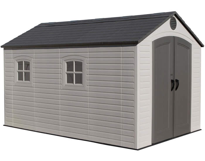 plastic sheds lifetime 8x12 outdoor storage shed kit w/ floor SSYGEDT