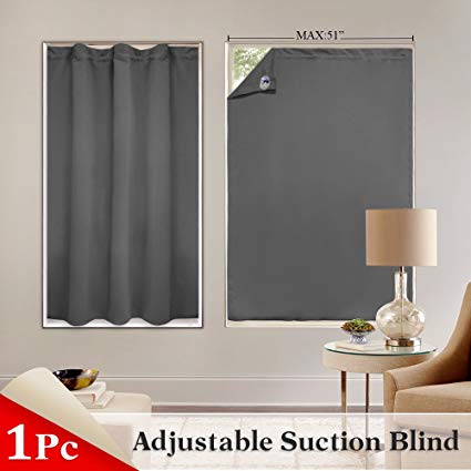 pony dance blackout blinds window cover portable adjustable travel blackout  curtains XUXIHJF