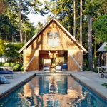 pool house ideas watson and reid embellished the rear facade of the british colonial-style BHEOZQC