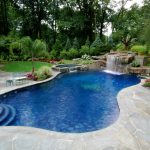 pool landscaping allendale nj - tropical inground swimming pool landscape nj tropical-pool OBPNMGU