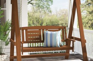 porch swings arianna hardwood hanging porch swing with stand XIMWGEH