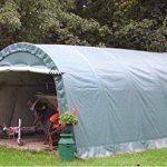 portable carports | instant garages | vehicle shelters (gray, round  12wx20lx8h) FUFHQLH