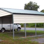 portable carports steel carport with half walls and gable YCQRPNF