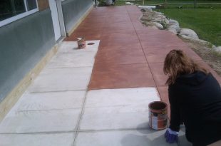 pouring a cement patio TGSLZIZ