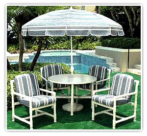 pvc patio furniture complete sets of furniture AMOSZHB