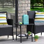 rattan outdoor furniture baner garden 3 pieces outdoor furniture complete patio cushion pe wicker ZFMNUJX