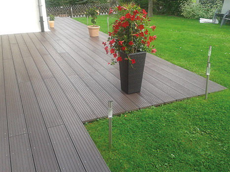 recycled plastic decking. trade prices available SILBHDJ