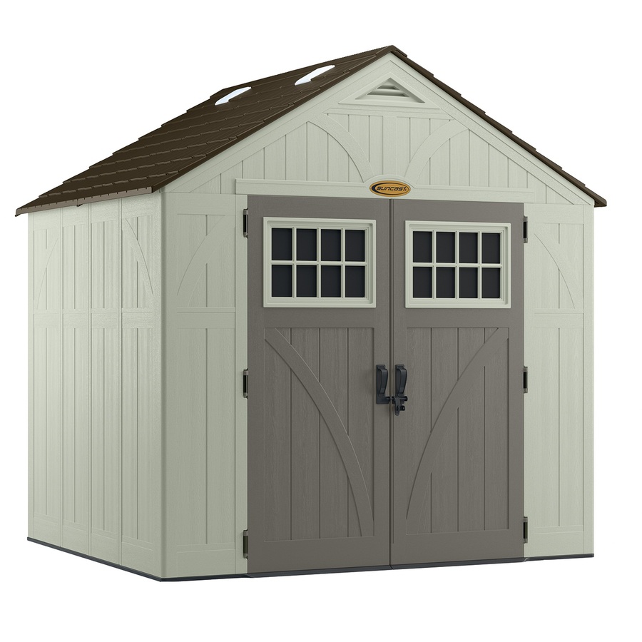 resin storage sheds display product reviews for tremont gable storage shed (common: 8-ft x 7 OCJMKEM