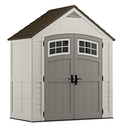 resin storage sheds suncast bms7400 cascade blow molded resin storage shed HWCSZPV