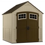 resin storage sheds suncast sutton 7 ft. 3 in. x 7 ft. 4.5 in. resin KVPWWLN