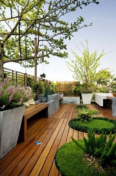 roof garden design roof garden with full deck LERVONA
