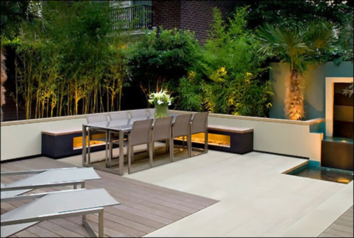 roof garden design rooftop garden design ideas with metal outdoor furniture and a nice LWJLHHX