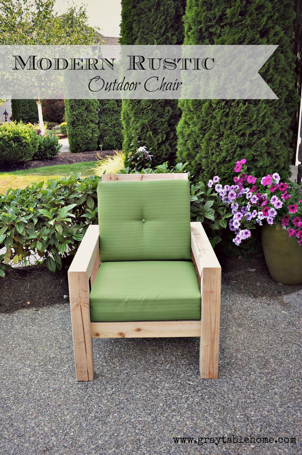rustic outdoor furniture diy modern rustic outdoor chair RIPENDI
