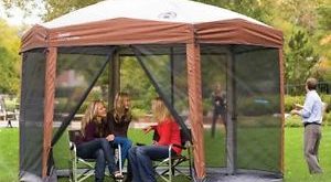 screened canopy image is loading coleman-12-x-10-instant-screened-canopy-campout- LBIPQTO