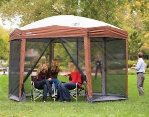 screened canopy image is loading coleman-12-x-10-instant-screened-canopy-campout- LBIPQTO