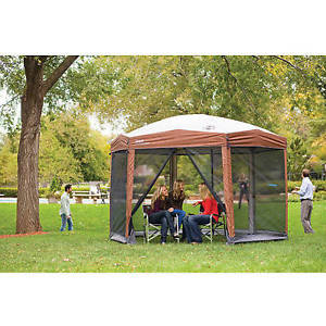 screened canopy image is loading hex-instant-screened-canopy -gazebo-backyard-outdoor-camping- OIFONQZ